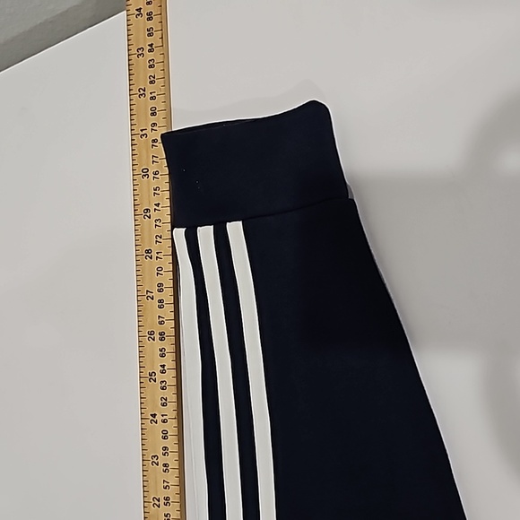 Adidas Pullover Mens Sweater Navy Blue Hoodie Sweatshirt Size L - Picture 10 of 10